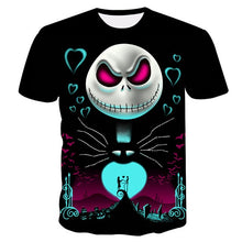 Load image into Gallery viewer, 2020 Summer New 3d Flame Skull T shirt