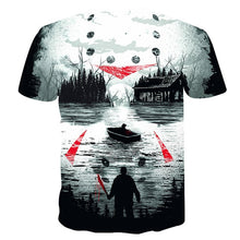 Load image into Gallery viewer, 2020 Summer New 3d Flame Skull T shirt