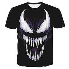 Load image into Gallery viewer, 2020 Summer New 3d Flame Skull T shirt