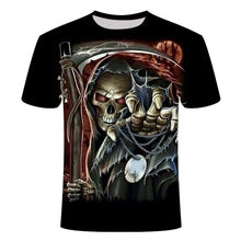 Load image into Gallery viewer, Summer NewFunny skull 3d Shirt
