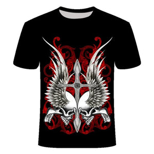 Summer NewFunny skull 3d Shirt