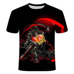Summer NewFunny skull 3d Shirt
