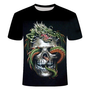 Summer NewFunny skull 3d Shirt