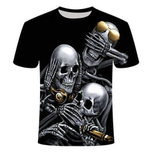 Load image into Gallery viewer, Summer NewFunny skull 3d Shirt
