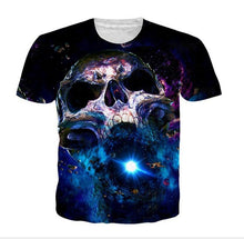 Load image into Gallery viewer, New Male/Female 3d t shirt Unique Iron Skull Print 3d Hip Hop Tees

