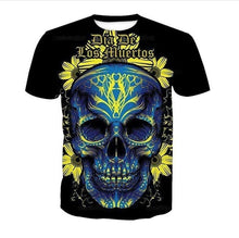 Load image into Gallery viewer, New Male/Female 3d t shirt Unique Iron Skull Print 3d Hip Hop Tees
