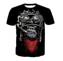 Load image into Gallery viewer, New Male/Female 3d t shirt Unique Iron Skull Print 3d Hip Hop Tees
