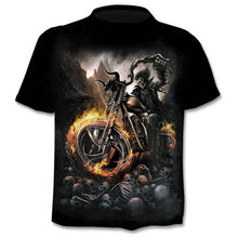 Load image into Gallery viewer, 2020 new t-shirt 3D love skull summer horror shirt
