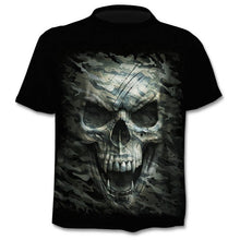 Load image into Gallery viewer, 2020 new t-shirt 3D love skull summer horror shirt
