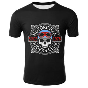 3D Skull T Shirt Men Funny Punk Rock Streetwear
