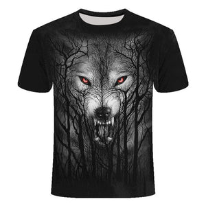 3D Skull T Shirt Men Funny Punk Rock Streetwear