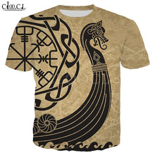 Load image into Gallery viewer, Nordic Viking Tattoo Art Skull T Shirt Women Men
