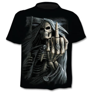 Summer NewFunny skull 3d Shirt