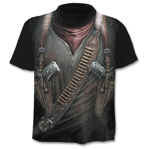Summer NewFunny skull 3d Shirt