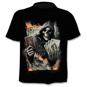 Summer NewFunny skull 3d Shirt